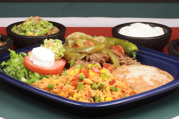 mexican beef plate