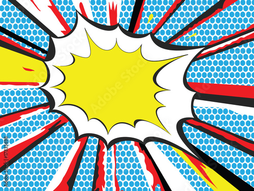 &ldquo;Pop Art style explosion&rdquo; Stock image and royalty-free vector files on