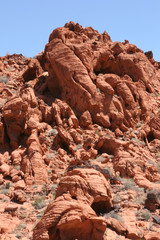 Rocks in Valley of Fire Stae Park, Nevada