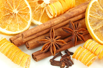 Christmas decoration isolated on white background