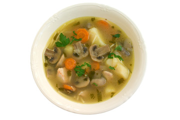 soup with mushrooms