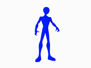 blue alien