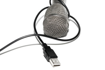 Microphone connected