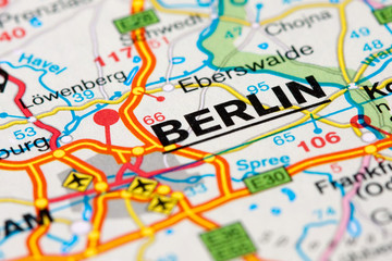 Road map around Berlin