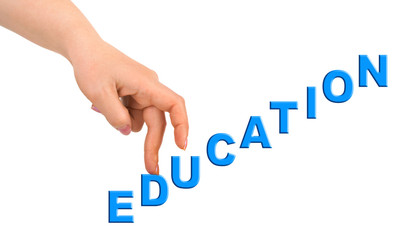 Hand and stairs Education