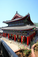 Fototapeta premium A temple in Yun-Tai Mountain,