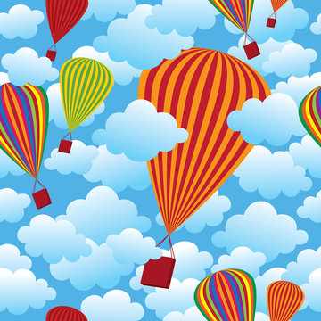 Balloon seamless pattern