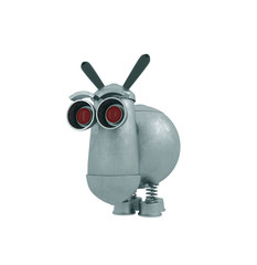 Cute robotic donkey-toy