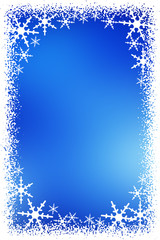 Fototapeta premium Winter frame