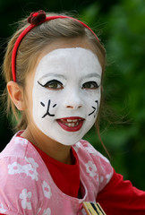 déguisée en petite asiatique