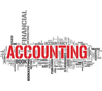 Accounting tag cloud