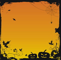 Halloween grunge vector background