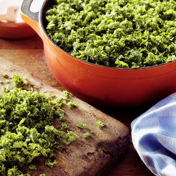 cabbage in a pan