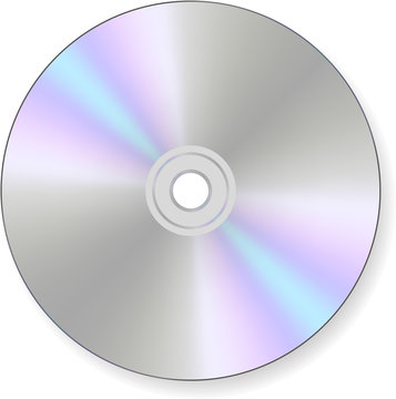 illustration blank cd/dvd