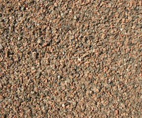 The outer surface of the wall of rock dust. Macro. Background