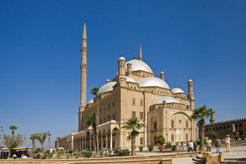 Fototapeta na wymiar Alabaster Meczet w Kairze