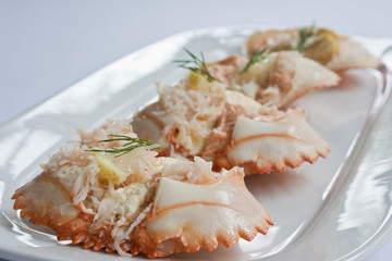 Stuffed Mini Crab