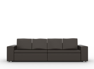 black sofa