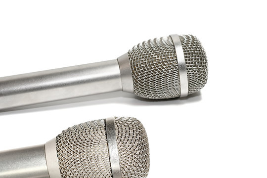 Two professional microphones