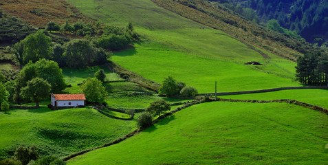 Fototapeta na wymiar Kraj Basków