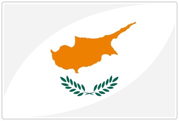 drapeau glassy chypre cyprus flag