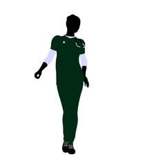 Female Doctor Illustration Silhouette