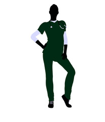 Female Doctor Illustration Silhouette