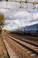 Train passing tthrough