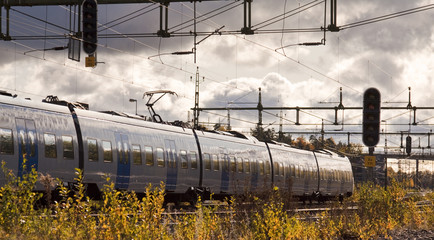 Train passing through