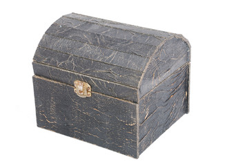 An old chest isolated