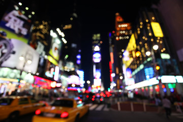 Le Times Square la nuit
