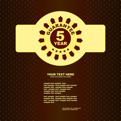 Vector design blank. Vector template.