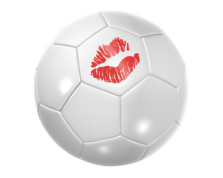 pallone con bacio