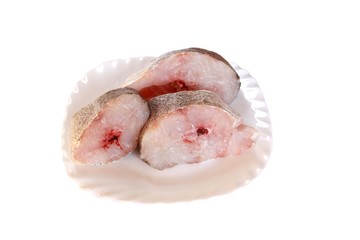 delicious pieces of codfish on a plate