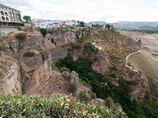 Village de Ronda et ses falaises