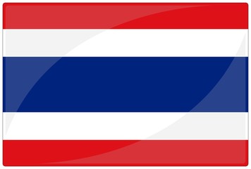 drapeau glassy thailande thailand flag