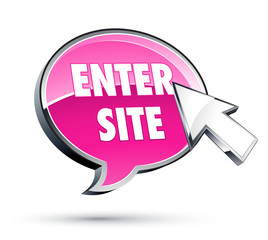 icône internet bulle Enter SIte