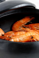 Cocotte de crevettes