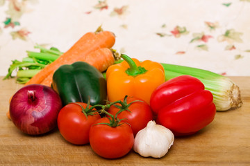 Colorful fresh vegetables