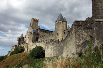 Fototapeta na wymiar Chmura od Carcassonne