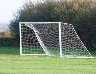 Fototapeta premium Empty soccer goal