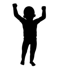 Baby Illustration Silhouette