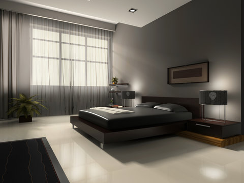 Interior to bedrooms
