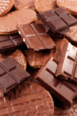 chocolate and biscuits
