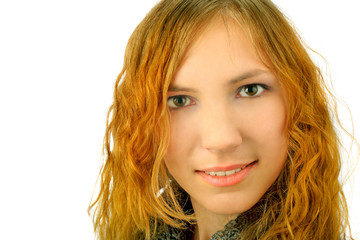 Naklejka premium girl portrait