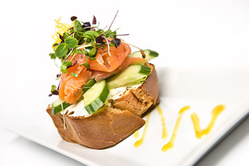 Smoked Salmon On Toast