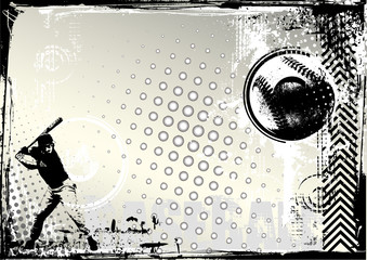 baseball grunge background