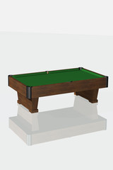 green billiard table