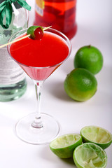 Red cocktail