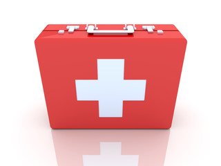 Obraz premium Erste Hilfe Koffer